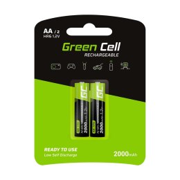 GREEN CELL AKUMULATORKI PALUSZKI 2X AA R6 2000MAH Green Cell