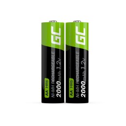 GREEN CELL AKUMULATORKI PALUSZKI 2X AA R6 2000MAH Green Cell