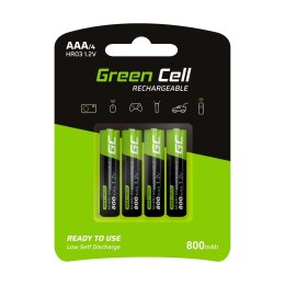 GREEN CELL AKUMULATORKI PALUSZKI 4X AAA R3 800MAH Green Cell