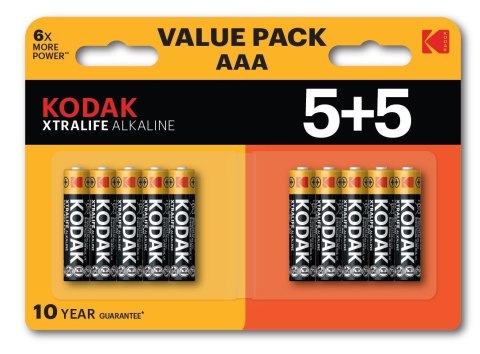 KODAK BATERIE ALKALICZNE XTRALIFE AAA LR3 5+5 (10PACK) Kodak