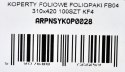 KOPERTY FOLIOWE FOLIOPAKI FB03 260X350 100SZT KF3 NC System