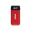 XTAR ŁADOWARKA/POWERBANK DO AKUMULATORÓW CYLINDRYCZNYCH LI-ION 18650/20700/21700 CZERWONY PB2S XTAR