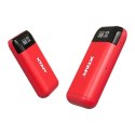 XTAR ŁADOWARKA/POWERBANK DO AKUMULATORÓW CYLINDRYCZNYCH LI-ION 18650/20700/21700 CZERWONY PB2S XTAR