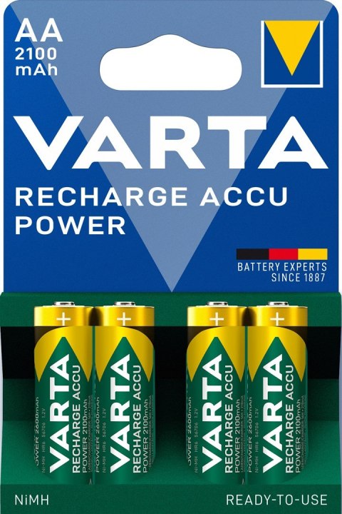 Zestaw akumulatorków AA VARTA Ready2Use HR6 (AA) (2100mAh ; Ni-MH) VARTA