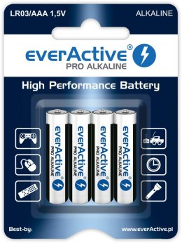 Zestaw baterii alkaliczne everActive LR034BLPA (x 4) EverActive