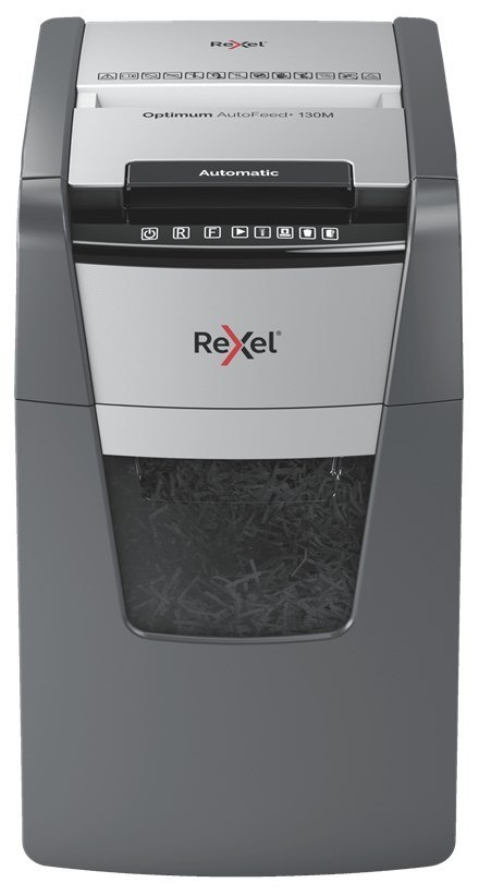 Rexel Niszczarka Optimum AutoFeed+ 130M, (P-5), 130 kartek, 44 l kosz REXEL