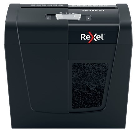 Rexel Niszczarka Secure X6, (P-4), 6 kartek, 10 l kosz REXEL