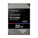 Dysk serwerowy HDD Western Digital Ultrastar DC HC580 WUH722422ALE6L4 (22 TB; 3.5"; SATA III) Western Digital