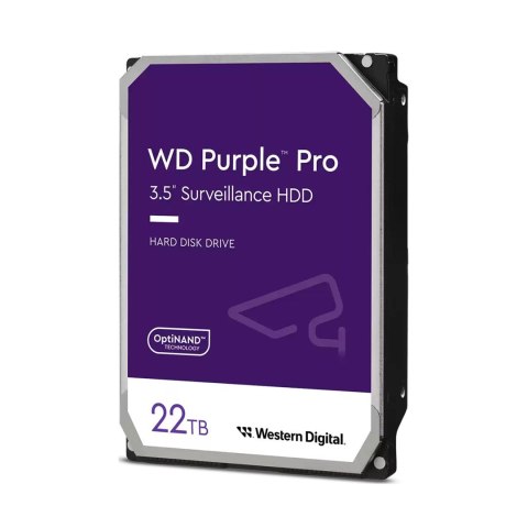 Dysk HDD WD Purple Pro WD221PURP (22 TB ; 3.5"; 512 MB; 7200 obr/min) WD