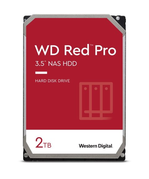 Dysk HDD WD Red Pro WD2002FFSX (2 TB ; 3.5"; 64 MB; 7200 obr/min) WD