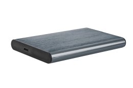 GEMBIRD OBUDOWA USB 3.1 NA DYSK HDD/SSD 2.5'' SATA SZCZOTKOWANE ALUMINIUM, SZARA GEMBIRD