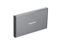 Obudowa na dysk NATEC Rhino Go NKZ-1281 (2.5"; USB 3.0; Aluminium; kolor szary) NATEC