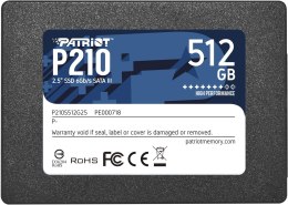 SSD Patriot P210 512GB SATA3 2.5 Patriot Memory