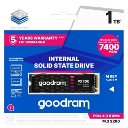 SSD GOODRAM PX700 M.2 PCIe 4x4 1TB RETAIL GoodRam