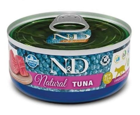 FARMINA N&D Cat Natural Tuna - mokra karma dla kota - 70 g Farmina