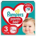 PAMPERS Pieluchomajtki MB Rozm 3, 6-11kg, 128szt Pampers