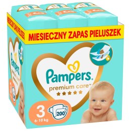 Pampers Pieluchy Premium Monthly Box S3 200 Pampers