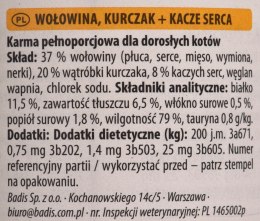 ANIMONDA Carny Adult wołowina, kurczak i kacze serca - mokra karma dla kota - 400 g Animonda