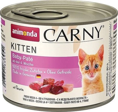 ANIMONDA Carny Kitten Baby Pate - mokra karma dla kociąt - 200 g Animonda