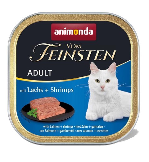 ANIMONDA Vom Feinsten Classic Cat łosoś i krewetki - mokra karma dla kota - 100g Animonda