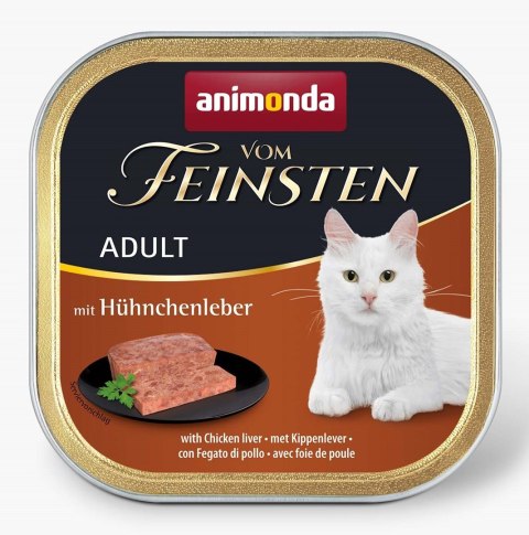 ANIMONDA Vom Feinsten Classic Cat wątróbka z kurczaka - mokra karma dla kota - 100g Animonda