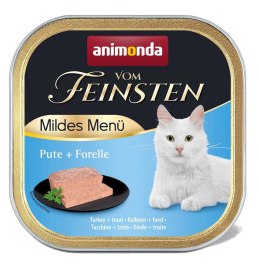 ANIMONDA Vom Feinsten Mildes Menu, Indyk, Pstrąg - mokra karma dla kota - 100 g Animonda