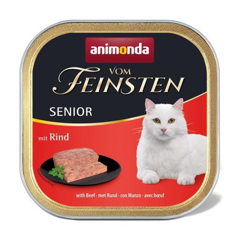 ANIMONDA Vom Feinsten Senior Cat wołowina - mokra karma dla kota - 100g Animonda