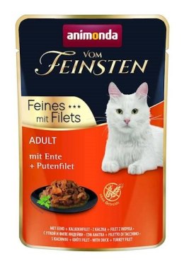 ANIMONDA vom Feinsten Kaczka, filet z indyka - mokra karma dla kota - 85 g Animonda