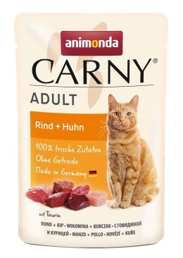 Animonda Carny Adult Pouch Beef + Chicken 85g Animonda