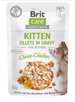 BRIT Care Cat Kitten Choice Pouch - mokra karma dla kota - 85 g Brit