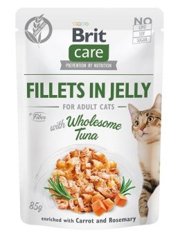 BRIT Care Fillets in Jelly filety z tuńczykiem w galaretce - mokra karma dla kota - 85 g Brit