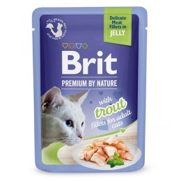 BRIT Premium Trout Fillets in Jelly - mokra karma dla kota - 85 g Brit