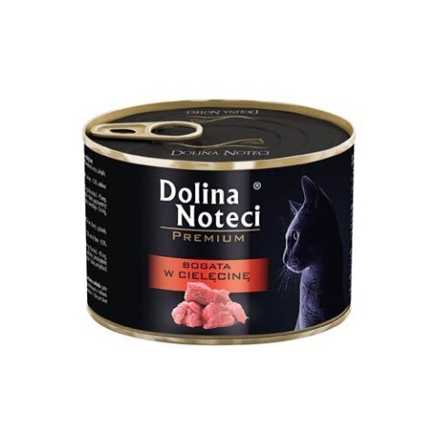 DOLINA NOTECI Premium bogata w cielęcinę - mokra karma dla kota - 185g DOLINA NOTECI