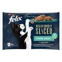 FELIX Deliciously Sliced Rybne Smaki - mokra karma dla kota - 4x 80 g PURINA NESTLE