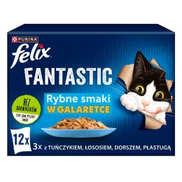 FELIX Fantastic Ryba - mokra karma dla kota - 12x85g PURINA NESTLE