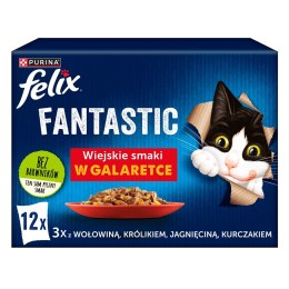 FELIX Fantastic Wiejskie smaki - mokra karma dla kota - 12x85g PURINA NESTLE