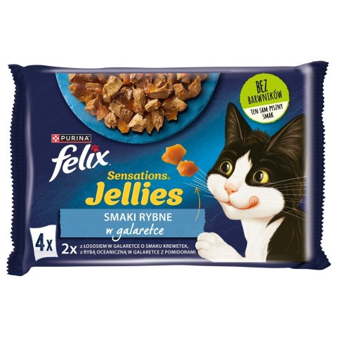 FELIX Sensations smaki rybne - mokra karma dla kota - 4x 85g PURINA NESTLE