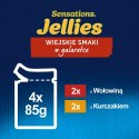 FELIX Sensations wołowina, kurczak - mokra karma dla kota - 4x 85g PURINA NESTLE