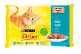 FRISKIES Mix Rybny - mokra karma dla kota - 4x85 g PURINA NESTLE