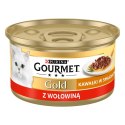 Gourmet Gold Sauce Delight z wołowiną - mokra karma dla kota - puszka - 85 g PURINA NESTLE