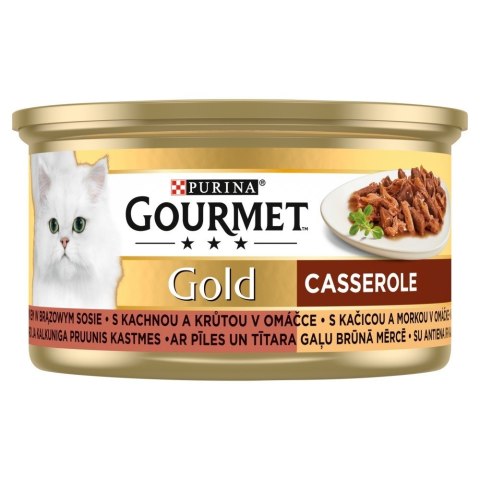 Gourmet Gold mokra karma dla kota z kaczką i indykiem 85g PURINA NESTLE