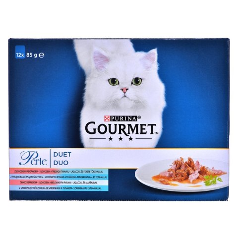 Gourmet Perle Duo Duet Rybny - mokra karma dla kota 12x85g PURINA NESTLE