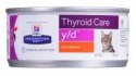 Hill's Prescription Diet Thyroid Care Feline y/d - karma dla kota z chorą tarczycą - puszka 156 g Hill's