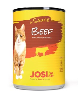 JOSERA JosiCat Wołowina w sosie - mokra karma dla kota - 415 g JOSERA