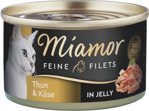 MIAMOR Feine Filets - filety mięsne smak: tuńczyk z serem 100g Miamor