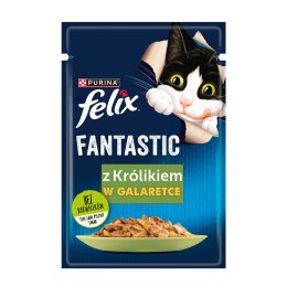 PURINA Felix Fantastic: królik - mokra karma dla kota - 85 g PURINA NESTLE