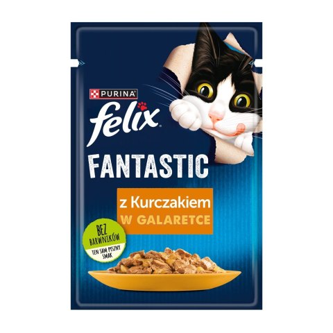 PURINA Felix Fantastic: kurczak - mokra karma dla kota - 85 g PURINA NESTLE