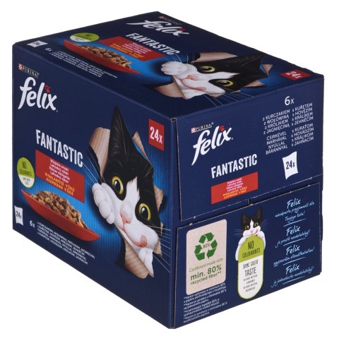 PURINA Felix Fantastic: wiejskie smaki - karma dla kota - 24 x 85g PURINA NESTLE