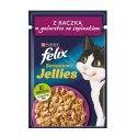 PURINA Felix Sensations Jellies z kaczką w galaretce ze szpinakiem - mokra karma dla kota - saszetka 85 g PURINA NESTLE