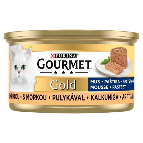 PURINA Gourmet Gold Mus z indykiem - mokra karma dla kota - 85 g PURINA NESTLE